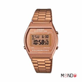 خرید اینترنتی ساعت مچی کاسیو زنانه مدل B640WC-5ADF های کپی استیل رزگلد