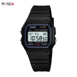 خرید اینترنتی ساعت کاسیو مردانه مدل F91W-1 های کپی مشکی