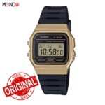 خرید اینترنتی ساعت مچی کاسیو مردانه مدل F-91WM-9AEF اصل مشکی طلایی