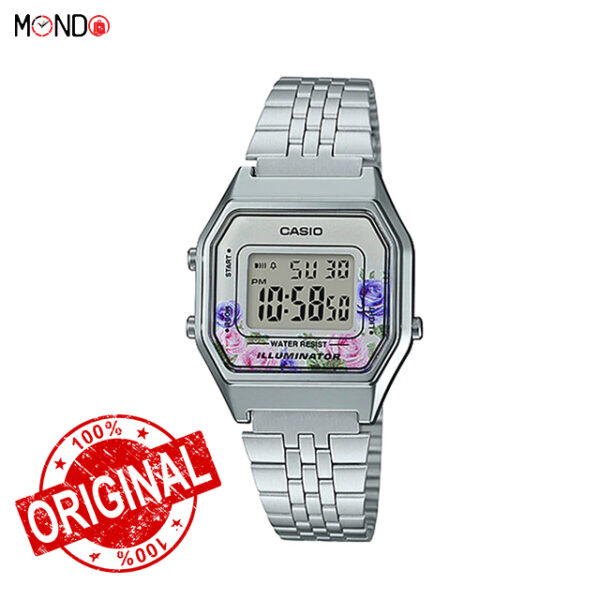 خرید ساعت زنانه کاسیو نقره‌ای مدل LA680WA-4CDF اورجینال