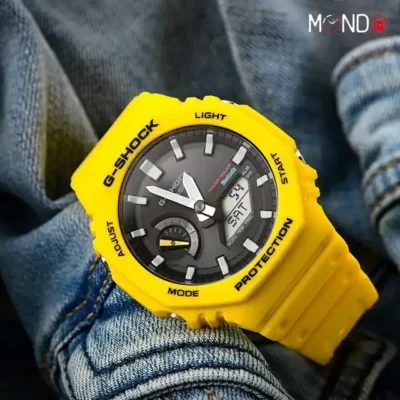 قیمت ساعت جی شاک زرد مدل GA-b2100-9aer