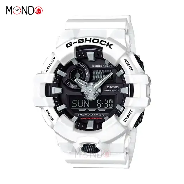 خرید ساعت جی شاک مدل GA700-7A سفید