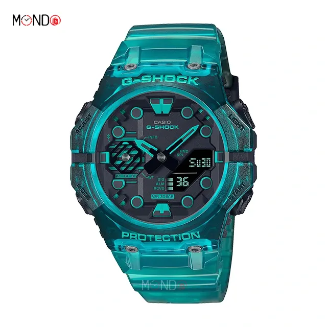 خرید ساعت مچی کاسیو جی شاک مدل GA-B001G-2ADR مشکی آبی