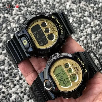 مشخصات ساعت مچی کاسیو جی شاک مدل DW-6900 مشکی طلایی براق