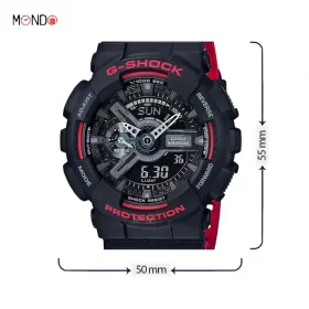 ابعاد و مشخصات ساعت مچی مردانه کاسیو جی شاک مدل GA-110HR-1AER