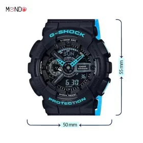 سایز و ابعاد ساعت مچی مردانه کاسیو جی شاک مدل GA-110LN-1A