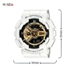 ابعاد و مشخصات ساعت مچی مردانه کاسیو جی شاک مدل GA-110GB-2A