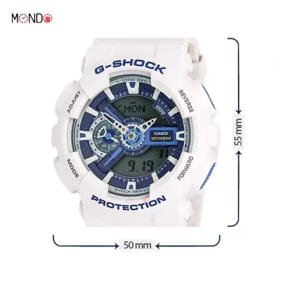 ابعاد و مشخصات ساعت مچی مردانه کاسیو جی شاک مدل GA-110WB
