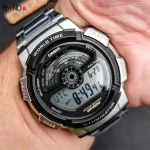 سفارش آنلاین ساعت مچی کاسیو مدل AE-1100WD-1A اصل استیل نقره ای