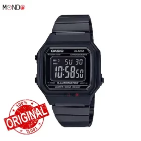 خرید اینترنتی ساعت مچی کاسیو مدل B650WB-1BDF اصل مشکی استیل