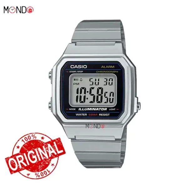 خرید اینترنتی ساعت مچی کاسیو مدل B650WD-1ADF اصل نقره ای استیل