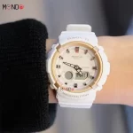 نمای دست ساعت مچی بیبی جی مدل BGA-280BA-7ADR اصل سفید رنگ