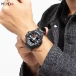 نمای دست ساعت مچی جی شاک مدل GA-1000-1A اصل مشکی