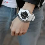 نمای دست ساعت مچی جی شاک مدل GA-100B-7A اصل سفید