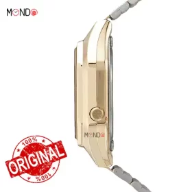 نمای کناری کاسیو مدل LA680WGA-9B اصل طلایی صفحه مشکی