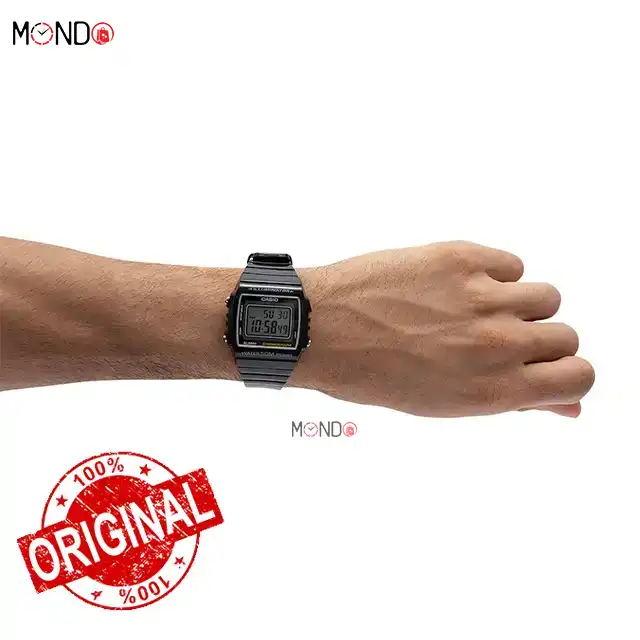 نمای دست ساعت مچی ساعت کاسیو مدل W-215H-1A اصل مشکی