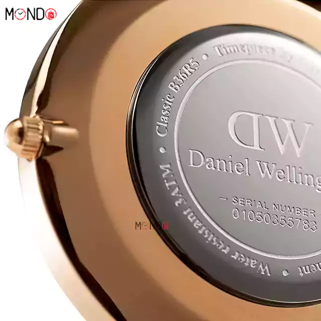 سفارش آنلاین ساعت مردانه/زنانه دنیل ولینگتون مدل DW00100136 بند چرم قهوه ای