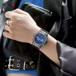 نمای دست ساعت مچی جی شاک مدل GMA-S120TB-8ADR اصل آبی خاکستری