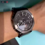 نمای دست ساعت مچی جی شاک مدل GMB2100BD-1A فلزی مشکی
