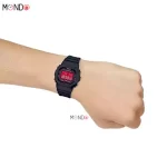 نمای دست ساعت مچی کاسیو جی شاک مدل GWB5600AR-1 مشکی قرمز