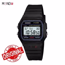 خرید اینترنتی ساعت مچی کاسیو مردانه مدل F91W-1 اصل رزین مشکی
