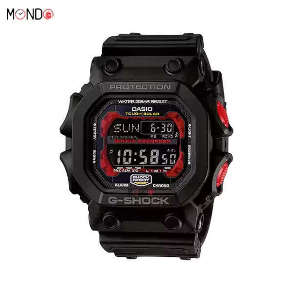 خرید اینترنتی ساعت مچی کاسیو جی شاک مدل GXW-56-1adr مشکی قرمز