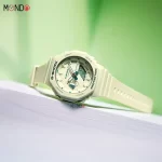 مشخصات ساعت مچی کاسیو جی شاک مدل GMA-S2100GA-7A های کپی سفید سبز