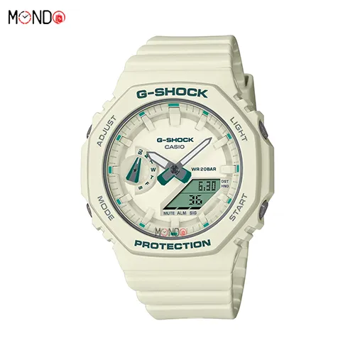 خرید اینترنتی ساعت مچی کاسیو جی شاک مدل GMA-S2100GA-7A های کپی سفید سبز