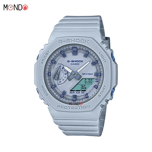 خرید اینترنتی ساعت مچی کاسیو جی شاک مدل GMA-S2100BA-2A2 های کپی آبی رنگ