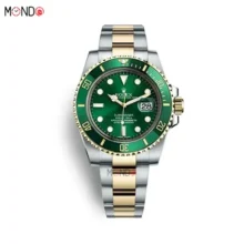 خرید اینترنتی ساعت مچی رولکس ساب مارینر دو رنگ صفحه سبز های کپی Rolex Submariner