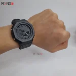 نمای روی دست ساعت تامی مشکی طرح جی‌شاک مدل 37982