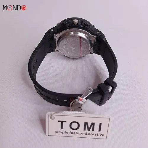 نمای پشت خرید ساعت تامی زنانه مشکی طلایی مدل 38141