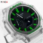 مشخصات ساعت مچی جی شاک مدل GA-2100 Jelly Green های کپی