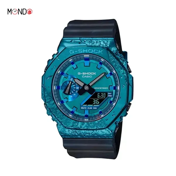 خرید ساعت جی شاک آبی CASIO-GM-2140GEM-2ADR