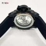 در پشت ساعت اینویکتا گوست اتومات رابر قاب مشکی Invicta Automatico Ghost