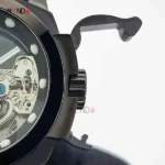 سر کوک ساعت اینویکتا گوست اتومات رابر قاب مشکی Invicta Automatico Ghost