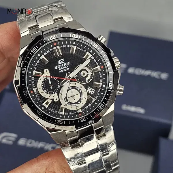 ساعت کاسیو مردانه ادیفایس مشکی EDIFICE-EFR-554D-1A