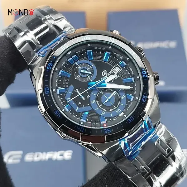 ساعت کاسیو مردانه ادیفایس EFR-539BK-1A2V مشکی آبی