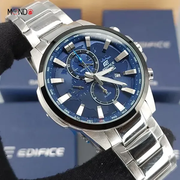 ساعت کاسیو مردانه ادیفایس سرمه ای Edifice ETD-300D-2AVUEF