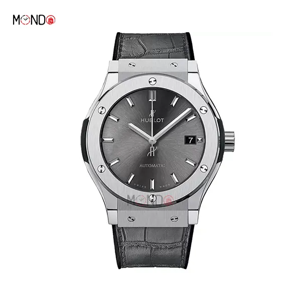 ساعت هابلوت مردانه اتوماتیک خاکستری HUBLOT Classic Fusion