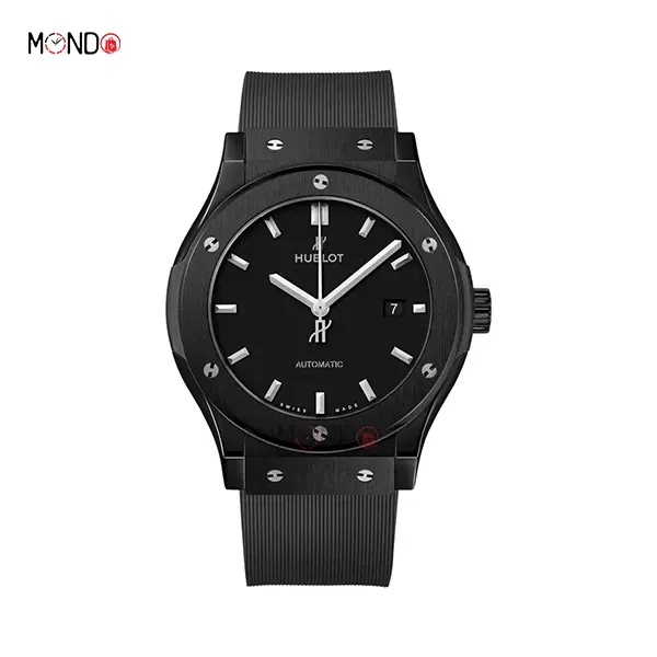 ساعت هابلوت مردانه کلاسیک فول مشکی HUBLOT Fusion