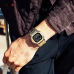 ساعت کاسیو جی شاک مدل GMW-B5000GD-9 طلایی صفحه مشکی