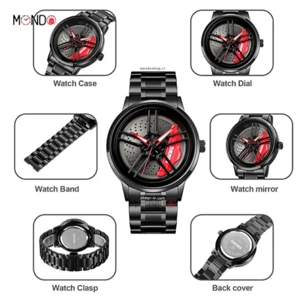 ساعت اسکمی مردانه طرح رینگ چرخان skmei-watch-model-1990
