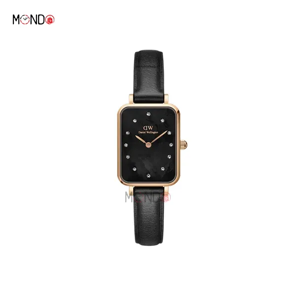 ساعت دنیل ولینگتون مدل QUADRO LUMINE PIANO مشکی