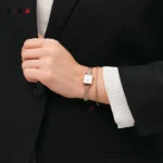 ساعت دنیل ولینگتون سفید رزگلد مدل DW00100727