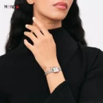 ساعت دنیل ولینگتون سفید نقره ای مدل DW00100726