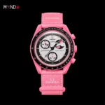 امگا سواچ صورتی MISSION TO THE PINK MOONPHASE