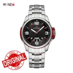 ساعت مردانه نیوی فورس مشکی قرمز مدل Nf 9215 S-R-B