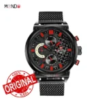 ساعت نیوی فورس مردانه مدل NF9068S B-R-B بند حصیری