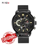 ساعت نیوی فورس مردانه مدل NF9068S-B-Y-B بند فلزی